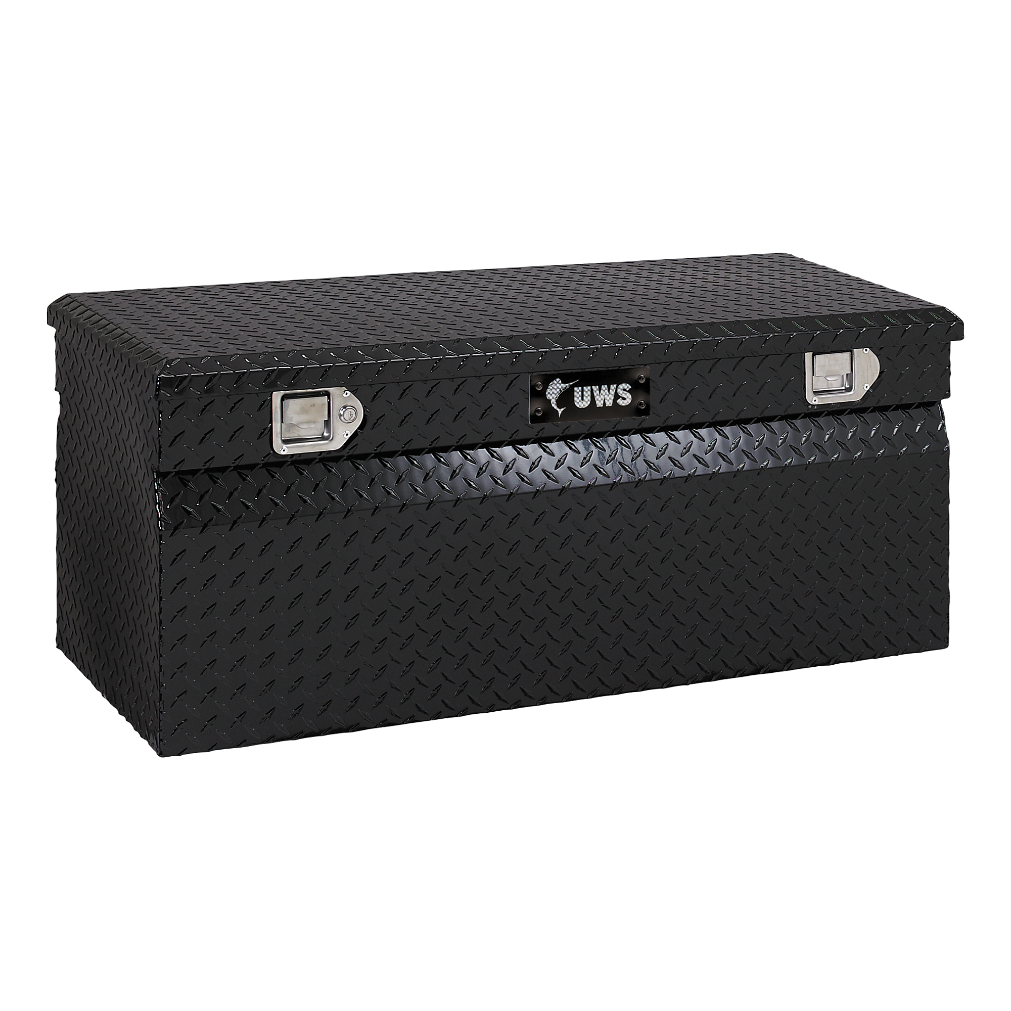 UWS, 42in. Utility Chest Box, Width 42.875 in, Material Aluminum, Color Finish Gloss Black, Model# EC20212